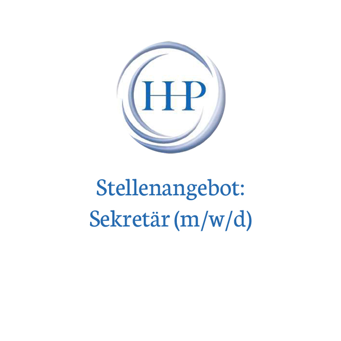 Stellenangebot: Stellenangebot als Sekretär/in (m/w/d)
